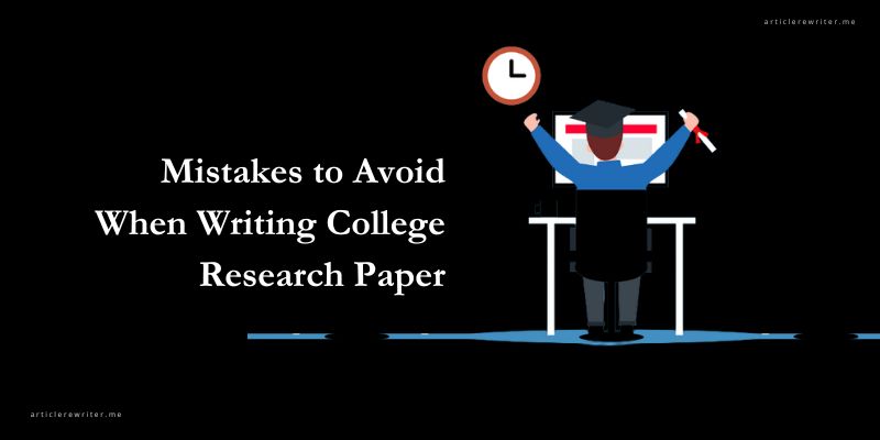 Writing College Research Paper